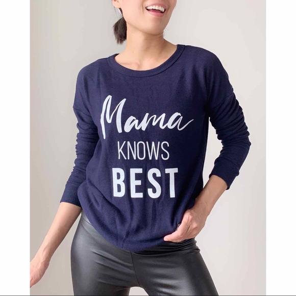 SOFT CREW NECK FLEECE SWEATER - MAMA KNOWS BEST - Picture 5 of 8